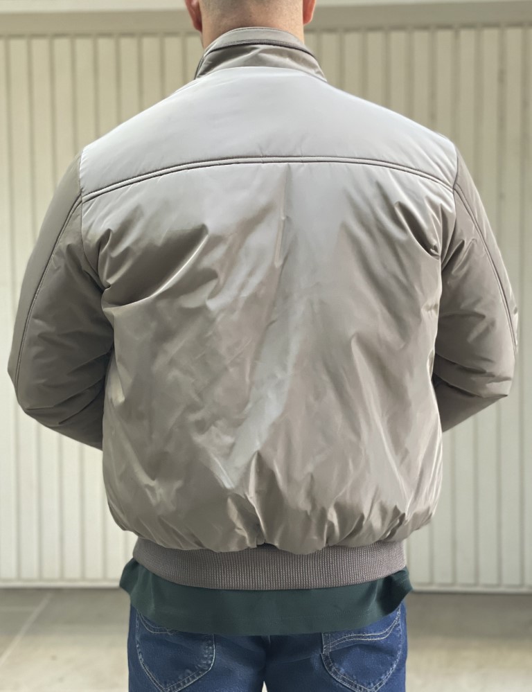 Ανδρικό πούρο μπουφάν με γιακά και λάστιχο HM480930K φωτογραφία